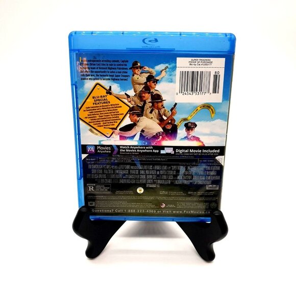 Super Troopers Blu Ray Disc 2018 Broken Lizard Brian Cox Family Movie Night - Picture 2 of 4